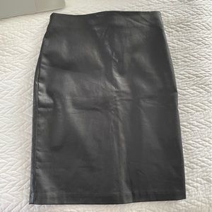NWT Allsaints black metallic pencil skirt size 4